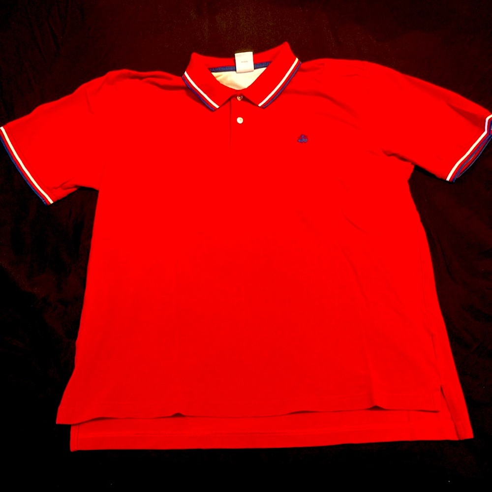 Brooks Brothers Red Short-Sleeve Polo Shirt - Sz L